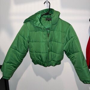 Green Puffer Jacket